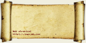 Kristina Banković vizit kartica